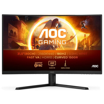 Monitor AOC CQ32G4VE 31.5" LED Fast VA QHD 180Hz Curva