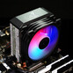 Ventilador CPU Disipador CPU Jonsbo CR-1200E 92mm 2000RPM LED RGB Multi Socket Intel AMD Negro