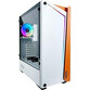 Torre PC Azza Apollo 430 Cristal Templado USB 3.0 Blanca/Naranja