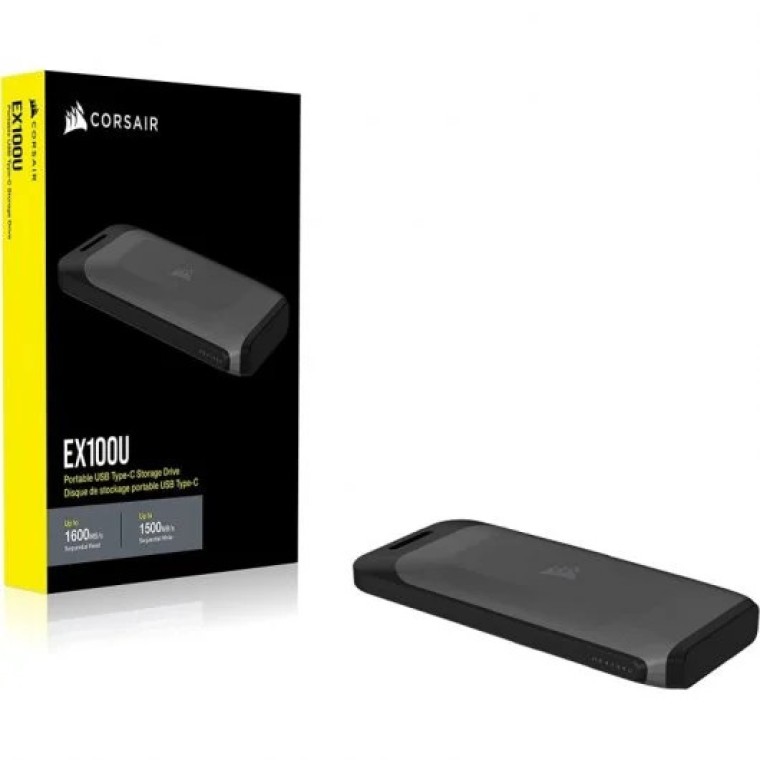 Corsair EX100U Disco Duro Externo Portátil SSD 2TB USB-C