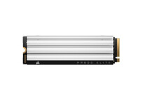 Disco Duro Corsair MP600 ELITE 1TB SSD PCIe Gen4 x4 NVMe M.2 para PS5 con Disipador Térmico Blanco