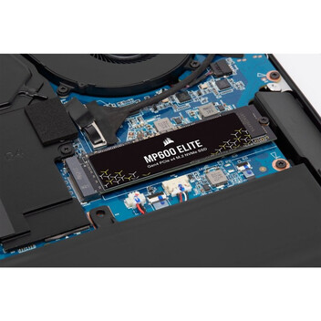 Disco Duro Corsair MP600 ELITE 2TB SSD PCIe Gen4 x4 NVMe M.2 NAND TLC 3D sin Disipador