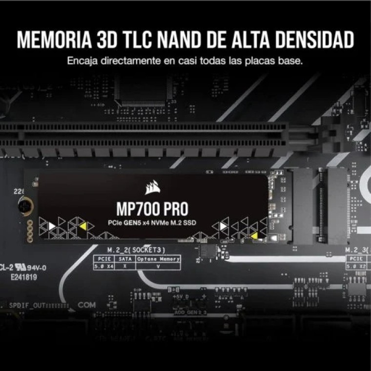 Corsair MP700 Pro 2TB SSD NVMe 2.0 M.2 PCIe Gen5 x4