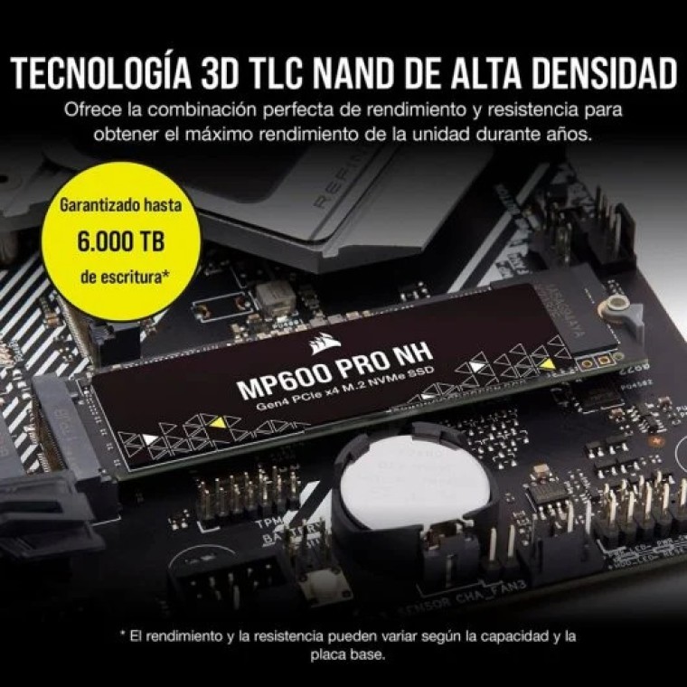 Corsair MP600 PRO NH 8TB SSD PCIe Gen4 x4 NVMe M.2 TLC NAND