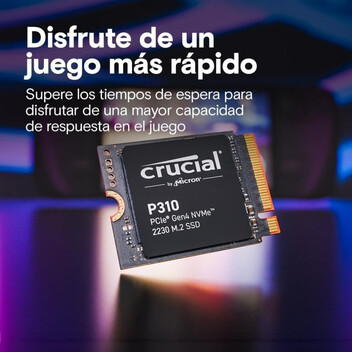 Disco Duro Crucial P310 1TB Disco SSD 2230 7100MB/S NVME M.2 PCIe Gen4 Disco Duro Crucial P310 1TB Disco SSD 2230 7100MB/S NVME M.2 PCIe Gen4