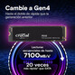 Disco Duro Crucial P310 1TB Disco SSD 2280 7100MB/S NVME M.2 PCIe Gen4 Disco Duro Crucial P310 1TB Disco SSD 2280 7100MB/S NVME M.2 PCIe Gen4