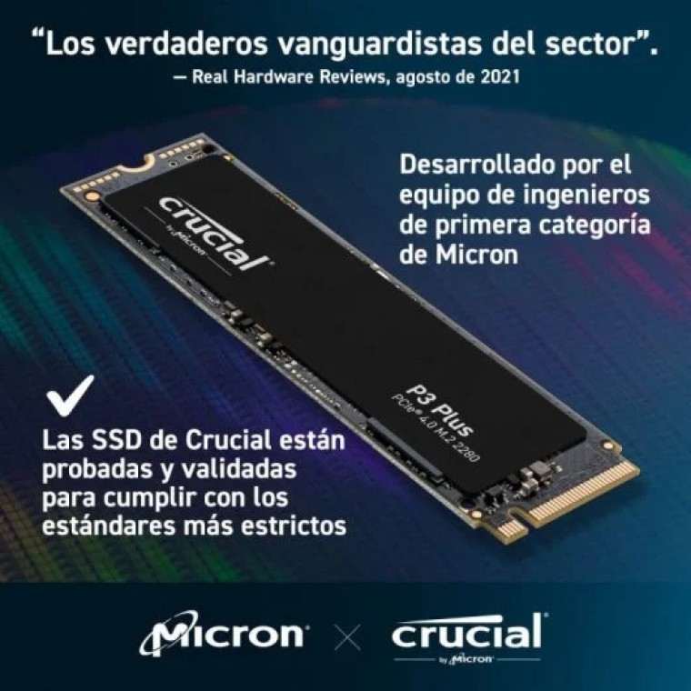 Crucial P3 Plus 1TB SSD M.2 3D NAND NVMe PCIe 4.0