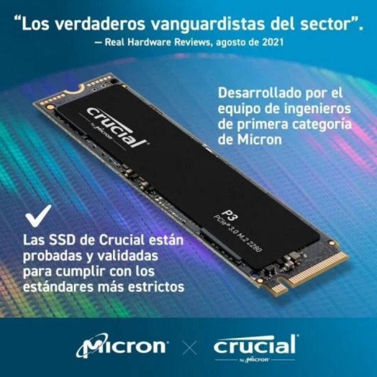 Crucial P3 1TB SSD M.2 2280 3D NAND NVMe PCIe 3.0