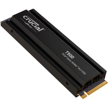 Crucial T500 1TB SSD PCIe Gen4 NVMe M.2 con Disipador Crucial T500 1TB SSD PCIe Gen4 NVMe M.2 con Disipador