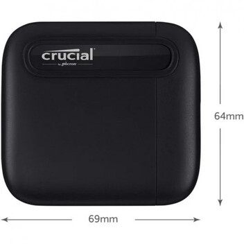 Crucial X6 SSD 1TB USB-C Negro Crucial X6 SSD 1TB USB-C Negro