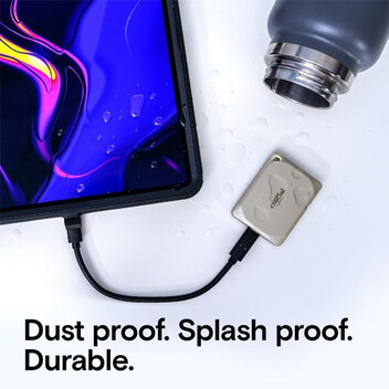 Disco Duro Crucial X9 Pro 1 TB SSD Externo USB 3.2 Beige