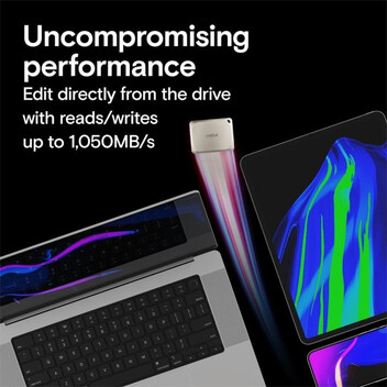 Disco Duro Crucial X9 Pro 1 TB SSD Externo USB 3.2 Beige