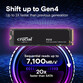 Disco Duro Crucial 2TB SSD M.2 7100 MB/s P310 NVMe PCIe Gen 4.0 + Encriptación Disco Duro Crucial 2TB SSD M.2 7100 MB/s P310 NVMe PCIe Gen 4.0 + Encriptación