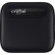 Crucial X6 SSD Externo Portátil 2TB USB 3.1 Negro