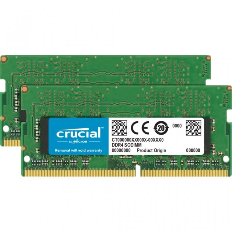 Crucial CT2K32G4SFD832A SO-DIMM DDR4 3200Mhz PC4-25600 64GB 2x32GB CL22