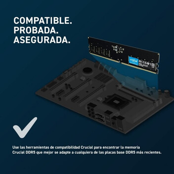 Crucial Ct2k8g48c40u5 DDR5 4800MHz PC5-38400 16GB 2x8GB CL40 Crucial Ct2k8g48c40u5 DDR5 4800MHz PC5-38400 16GB 2x8GB CL40