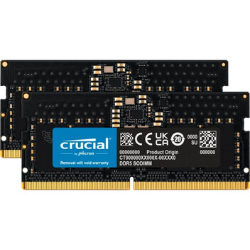 Memoria RAM Módulo RAM Crucial CT2K8G56C46S5 16GB DDR5 2x8GB 5600MHz CL46 Portátil ECC On-Die