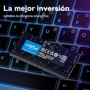 Memoria RAM Crucial CT32G56C46S5 SODIMM DDR5 5600MHz 32GB CL46