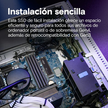 Disco Duro Crucial 4 TB M.2 NVMe 7100 MB/s P310 PCIe 4.0 con Disipador para PS5 y PC