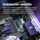Disco Duro Crucial 4 TB M.2 NVMe 7100 MB/s P310 PCIe 4.0 con Disipador para PS5 y PC