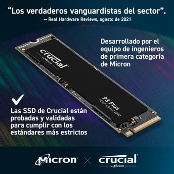 Crucial P3 Plus 4TB SSD M.2 3D NAND NVMe PCIe 4.0 Crucial P3 Plus 4TB SSD M.2 3D NAND NVMe PCIe 4.0
