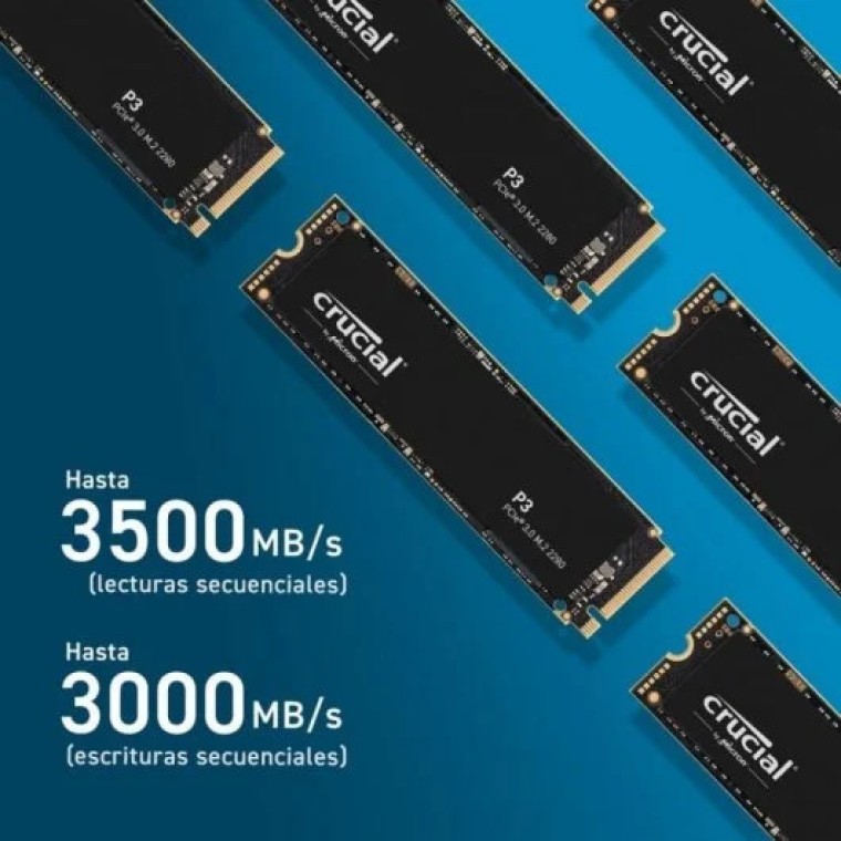 Crucial P3 4TB SSD M.2 2280 3D NAND NVMe PCIe 3.0