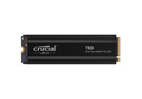 Disco Duro SSD Crucial T500 4TB M.2 PCIe 4.0 NVMe 7000MB/s Disipador térmico Gaming/PC/Consola