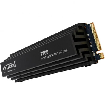 Crucial T700 4TB PCIe Gen5 NVMe M.2 SSD con Disipador Térmico Crucial T700 4TB PCIe Gen5 NVMe M.2 SSD con Disipador Térmico
