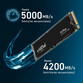 Crucial P3 Plus 500GB SSD M.2 3D NAND NVMe PCIe 4.0 Crucial P3 Plus 500GB SSD M.2 3D NAND NVMe PCIe 4.0