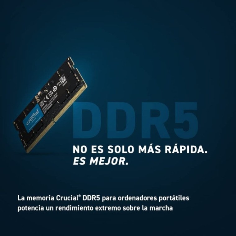 Crucial CT8G48C40S5 DDR5 SO-DIMM 4800MHz 8GB CL40