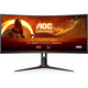 Monitor AOC CU34G2XP/BK 34" LED VA UltraWide QHD 180Hz Curvo