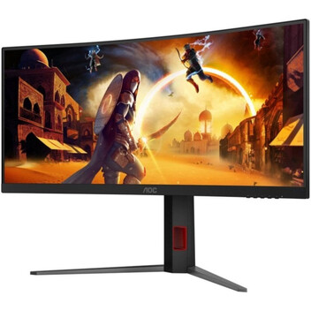 Monitor AOC CU34G4 34" Curvo WQHD 3440x1440 180Hz HDR10 Fast VA 1ms Negro