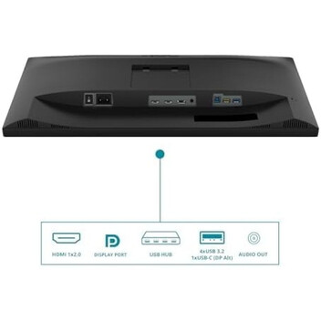 Monitor AOC CU34V5C/BK 34" VA UltraWide QHD 100Hz Altura Ajustable Altavoces MultiView Curvo USB-C Monitor AOC CU34V5C/BK 34" VA UltraWide QHD 100Hz Altura Ajustable Altavoces MultiView Curvo USB-C