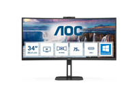 AOC CU34V5CW 34" LED UltraWide WQHD 100Hz FreeSync Webcam USB-C Curva