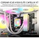 Corsair iCUE H150i ELITE CAPELLIX XT Kit de Refrigeración Líquida 360mm Blanco