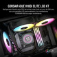 Corsair iCUE H100i ELITE LCD XT Kit de Refrigeración Líquida 240mm Negro