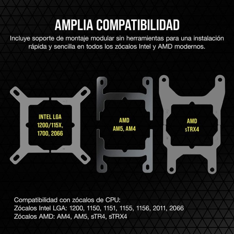 Corsair iCUE H150i ELITE LCD XT Kit de Refrigeración Líquida 360mm Negro