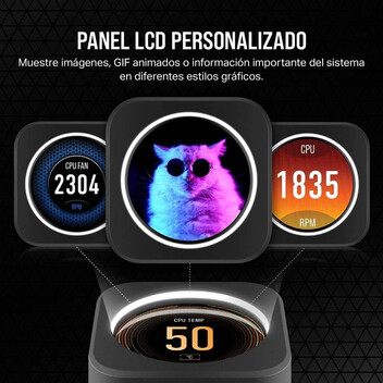 Corsair iCUE H150i ELITE LCD XT Kit de Refrigeración Líquida 360mm Negro