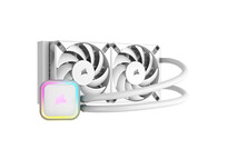 Corsair iCUE H100i RGB ELITE Kit de Refrigeración Líquida 240mm Blanca