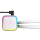 Corsair iCUE H150i RGB ELITE Kit de Refrigeración Líquida 360mm Blanca