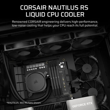 Corsair NAUTILUS 240 RS Kit Refrigeración Líquida 240mm Negro Corsair NAUTILUS 240 RS Kit Refrigeración Líquida 240mm Negro