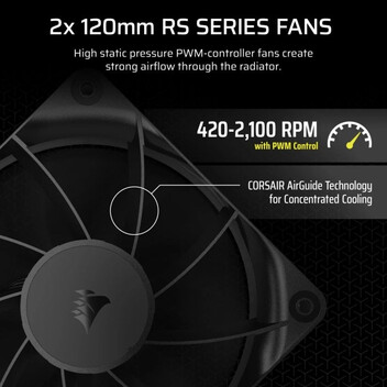 Corsair NAUTILUS 240 RS Kit Refrigeración Líquida 240mm Negro Corsair NAUTILUS 240 RS Kit Refrigeración Líquida 240mm Negro