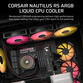 Corsair NAUTILUS 360 RS ARGB Kit Refrigeración Líquida 360mm Negro Corsair NAUTILUS 360 RS ARGB Kit Refrigeración Líquida 360mm Negro