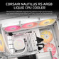 Corsair NAUTILUS 240 RS ARGB Kit Refrigeración Líquida 240mm Blanco