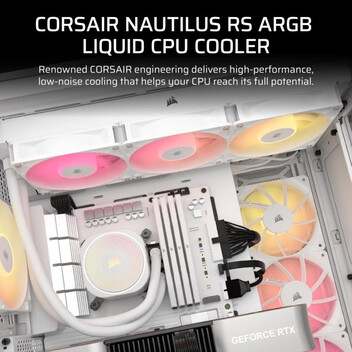 Corsair NAUTILUS 360 RS ARGB Kit Refrigeración Líquida 360mm Blanco Corsair NAUTILUS 360 RS ARGB Kit Refrigeración Líquida 360mm Blanco