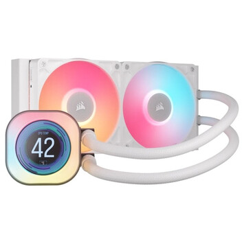 Corsair iCUE LINK TITAN 240 RX LCD Kit Refrigeración Líquida 240mm Blanco Corsair iCUE LINK TITAN 240 RX LCD Kit Refrigeración Líquida 240mm Blanco