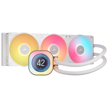 Corsair iCUE LINK TITAN 360 RX LCD Kit Refrigeración Líquida 360mm Blanco