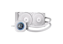 Refrigeración Líquida Corsair Nautilus 240 RS LCD 240mm 2 Ventiladores IPS Blanco