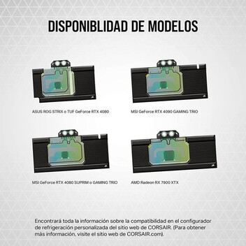 Corsair Hydro X Series XG7 RGB 4090 Trio Water Block Corsair Hydro X Series XG7 RGB 4090 Trio Water Block