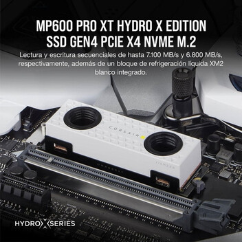 Corsair Hydro X Series XM2 M.2 Bloque Refrigeración Líquida para SSD Corsair Hydro X Series XM2 M.2 Bloque Refrigeración Líquida para SSD